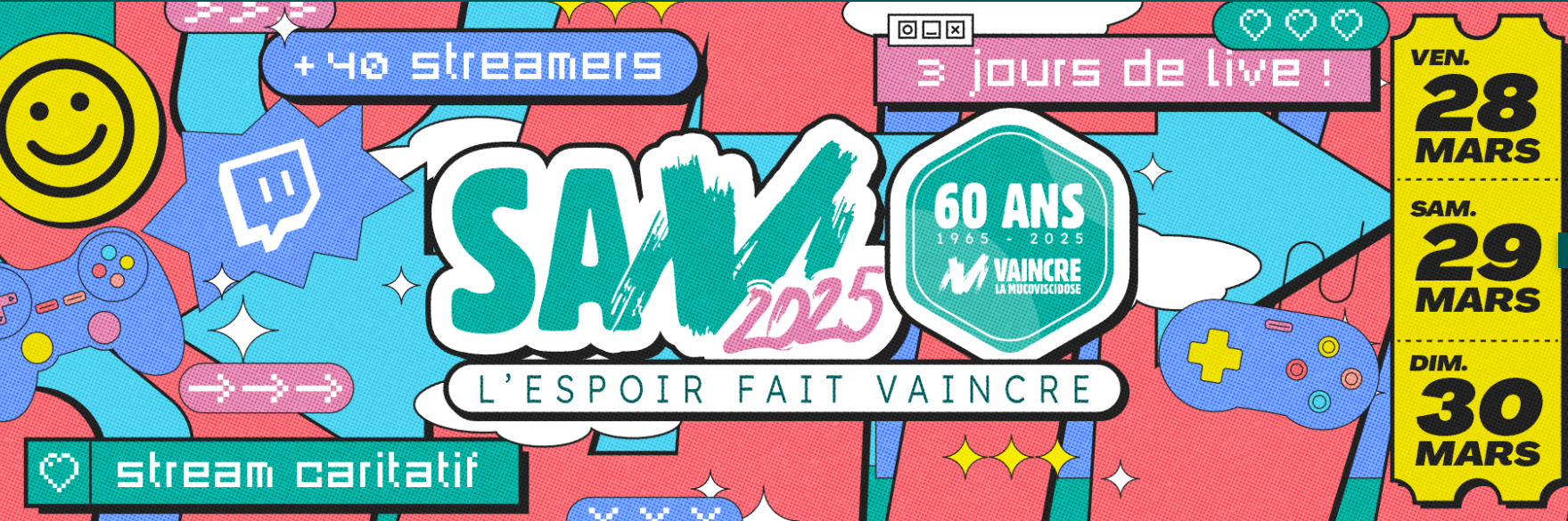 Vaincre la Mucoviscidose (via Stream Against Muco)